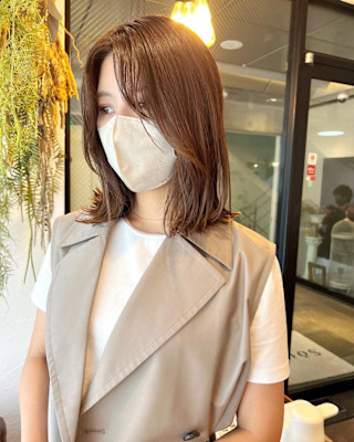 ボブ　×　髪質改善　【ヘッドスパ】　【半個室】