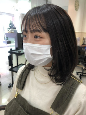 20代　髪質改善 イルミナカラー