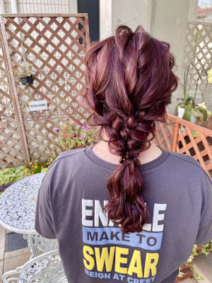 映える！編みおろしアレンジ