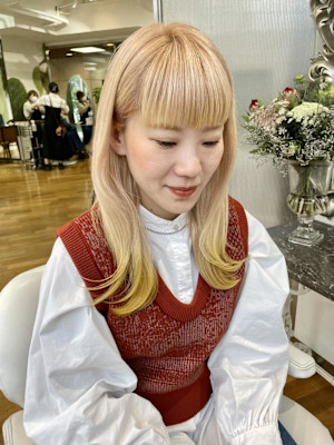 【ベージュ×イエロー】