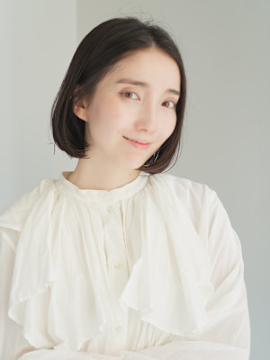 前下がりショート・ボブ/絶壁解消/前髪あり/40代/30代