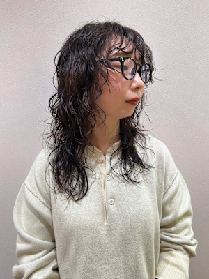 【パーマ×レイヤー】抜け感大人パーマスタイル