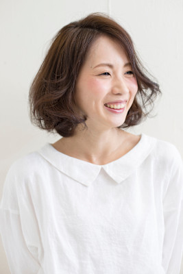 重めボブスタイル