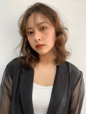 ふわふわウェーブスタイル