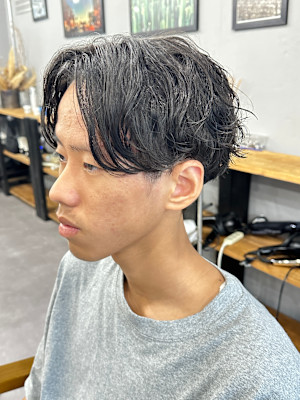 スパイラルパーマ