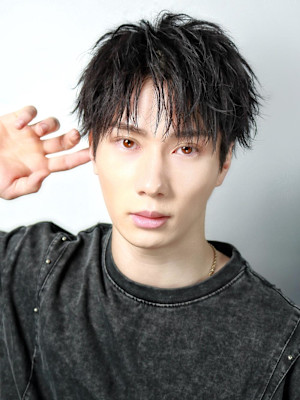 コンマハーフアップショート