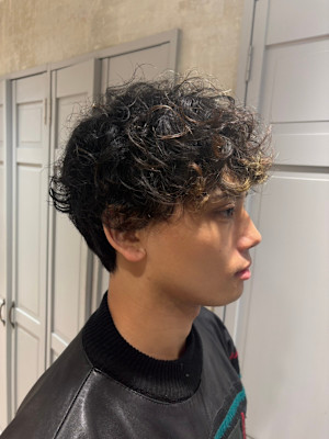 メンズゆるふわパーマ