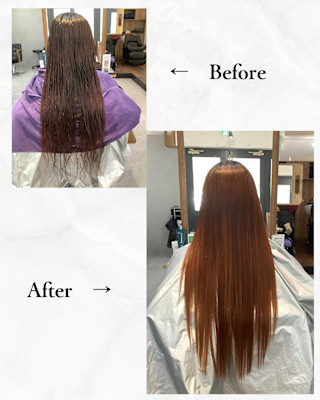 ≪お客様スタイル≫ ロングヘアー髪質改善