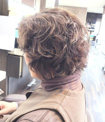 ふんわりパーマ
