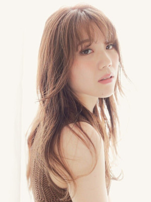 大人可愛い20代30代40代 抜け感レイヤーカット モーヴカ