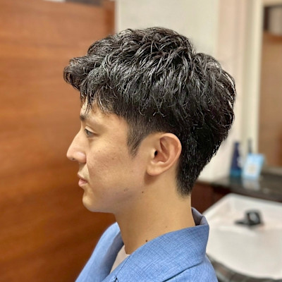 かき上げツイスパ/パーマ/スパイラル/アップバンク/神保町