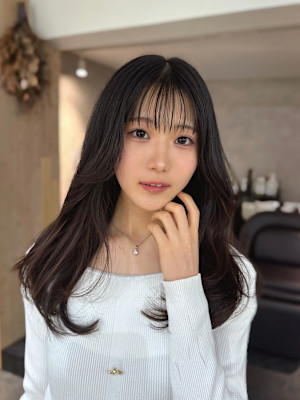 綺麗な艶髪スタイル　髪質改善カラー美髪ロング