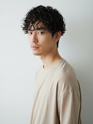 無造作スパイラルパーマ