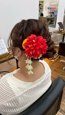 浴衣・着物にぴったりなヘアセット*