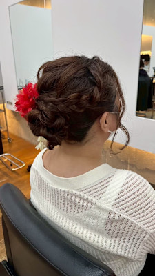 浴衣・着物にぴったりなヘアセット*