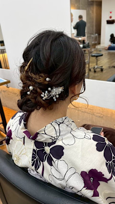 浴衣にぴったりヘアセット*