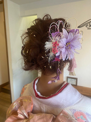 成人式ヘアアレンジ