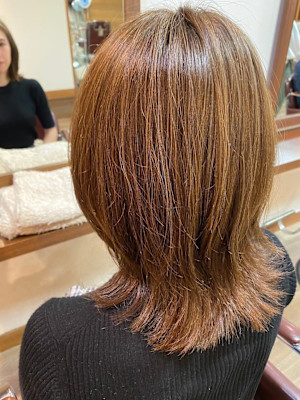 ミディアムスタイル。