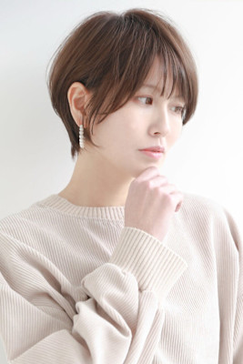 大人ナチュラルショート×柔らか質感