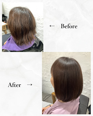 ≪お客様スタイル≫ 縮毛矯正