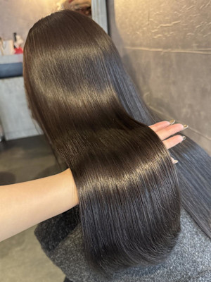 《鈴木茉奈》オリーブアッシュ/ブラウン/艶髪/大宮