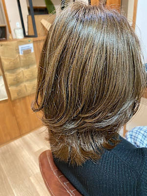 ミディアムスタイル。