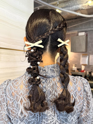 《高橋亜美》ツイン編みおろし/大宮