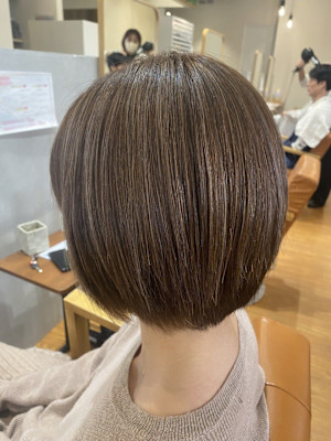 細かめナチュラルハイライト/30代/40代/50代