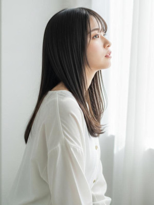 艶やか韓国風ストレート