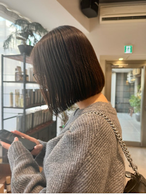 韓国風ボブ/髪質改善/艶髪/30代/40代/小顔