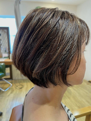 ショートスタイル×ハイライト/30代/40代/50代