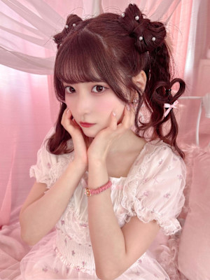 小鳥遊るいちゃん立体リボンハートハーフツイン＊まゆ