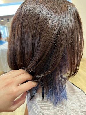 イヤリングカラーブルー20代/30代/40代/50代/60代