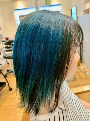 ブラックインナー×エメラルドデザインカラー/30代/40代/