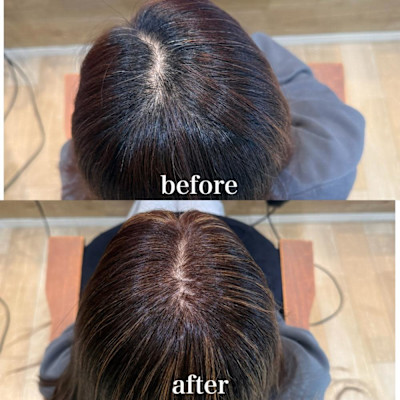 白髪ぼかし細めハイライト30代40代50代【藤沢　藤沢駅】