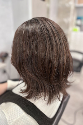 ナチュラル外ハネレイヤーボブ