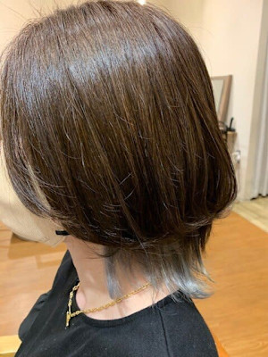 インナーカラーアッシュグレー/20代/30代/40代/50代