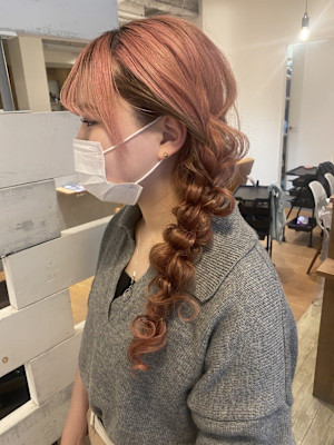 モコモコヘアアレンジ/20代/30代/40代/50代/60代