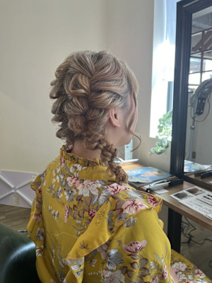 ふわふわツインヘアアレンジ/20代/30代/40代/50代/