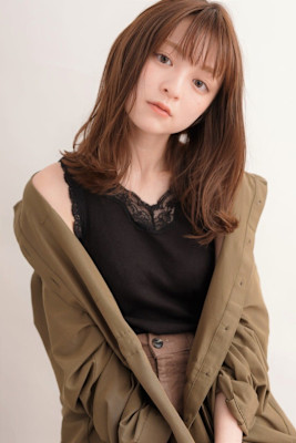 ふんわりくびれ無造作カールロング/20代/30代/40代