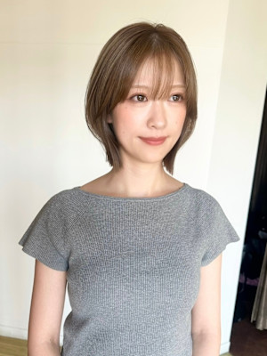 【増田】レイヤーボブ×ベージュカラー