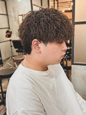 【刈らない襟足】ツイストスパイラル