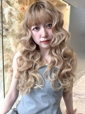 《巴結生》ミルクティーベージュ/大宮/レイヤーカット