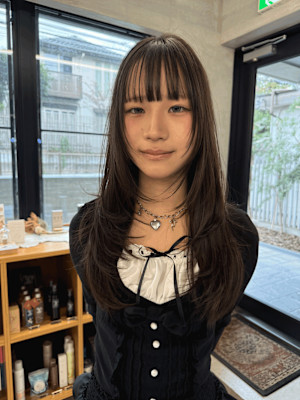 レイヤーカット/ハイレイヤー/顔まわりレイヤー