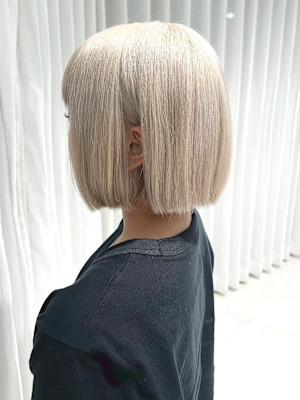 【ChaoMICHI yuika】ボブ ハイトーン ブリーチ