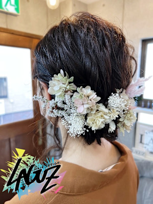 【ヘアセット】ギブソンタック風ヘアアレンジ /茅ケ崎