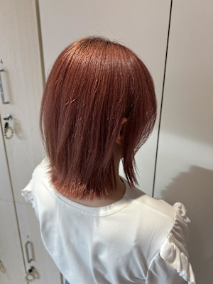 ボルドーカラーボブ