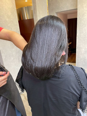 ハッシュカット/髪質改善ストレート/縮毛矯正/韓国/顔まわり