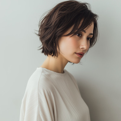 丸みと軽さが魅力のグラボブショート