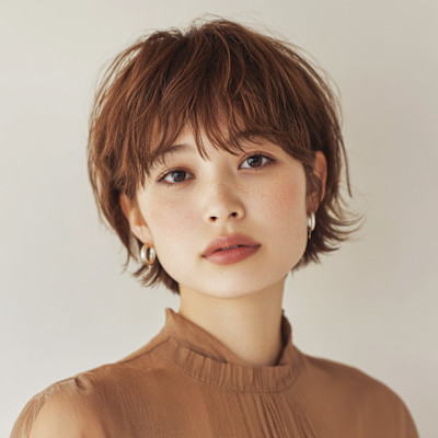軽やかに動くベリーショート外ハネ